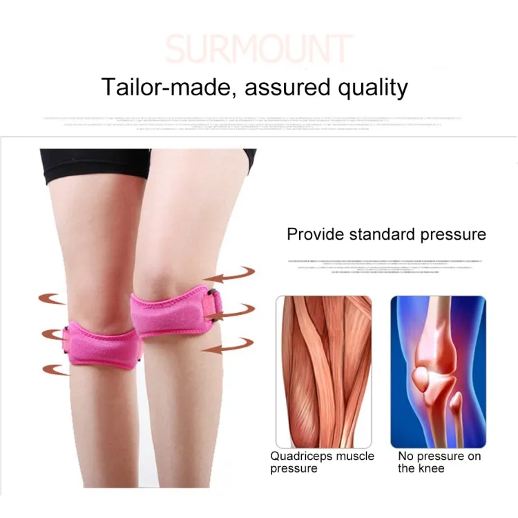 2 PCS SMD-0114 Outdoor Sport Knee Joint Protective Belt Anti-sprain Patellar Band(Blue)