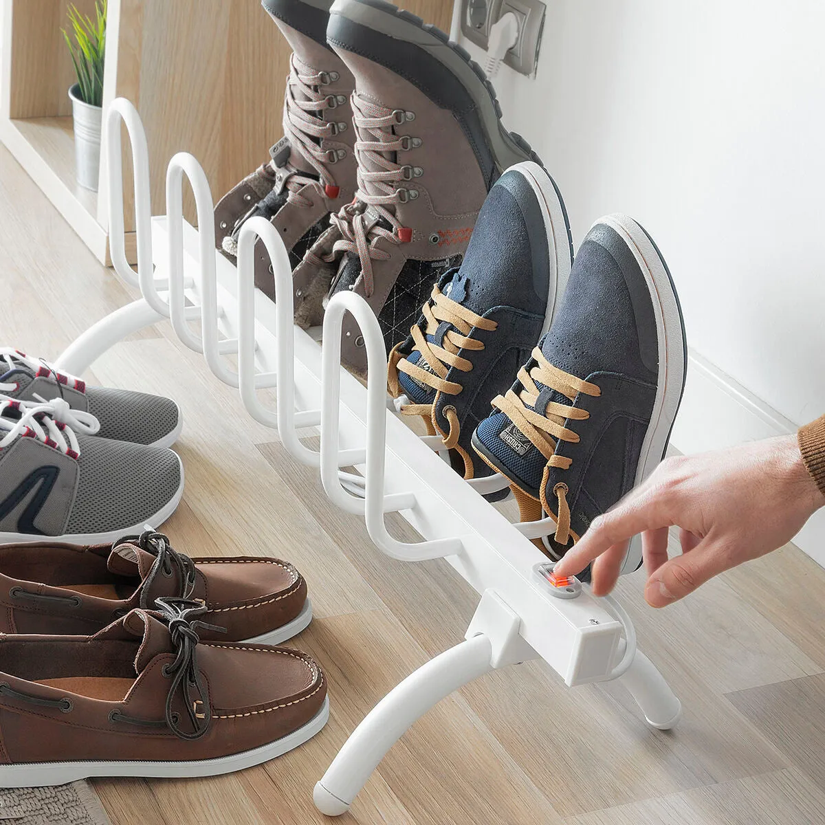 Electric Shoe Drying Rack (4 pairs)