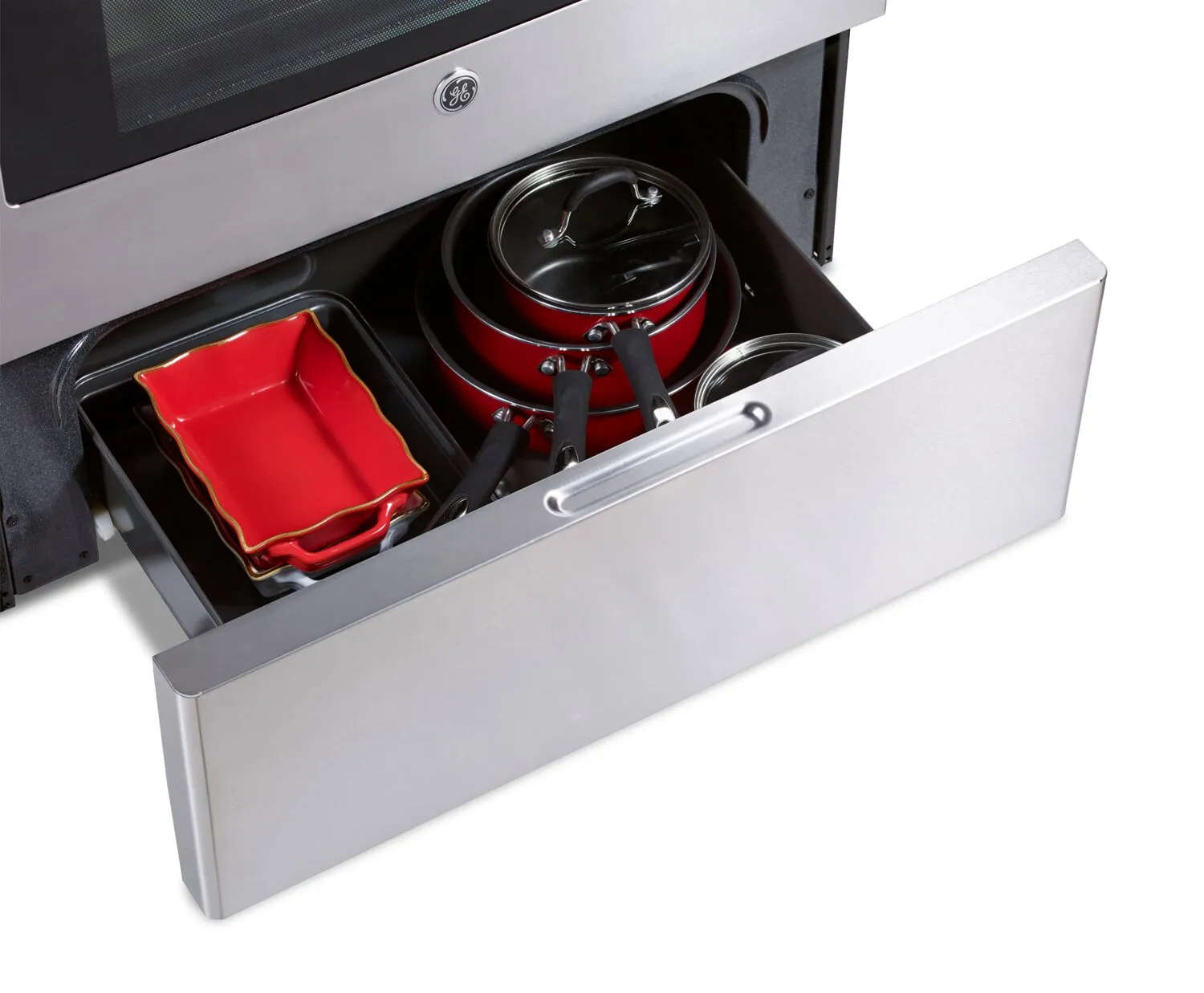 GE 5 Cu. Ft. Freestanding Electric Range with No-Preheat Air Fry - JCB830STSS