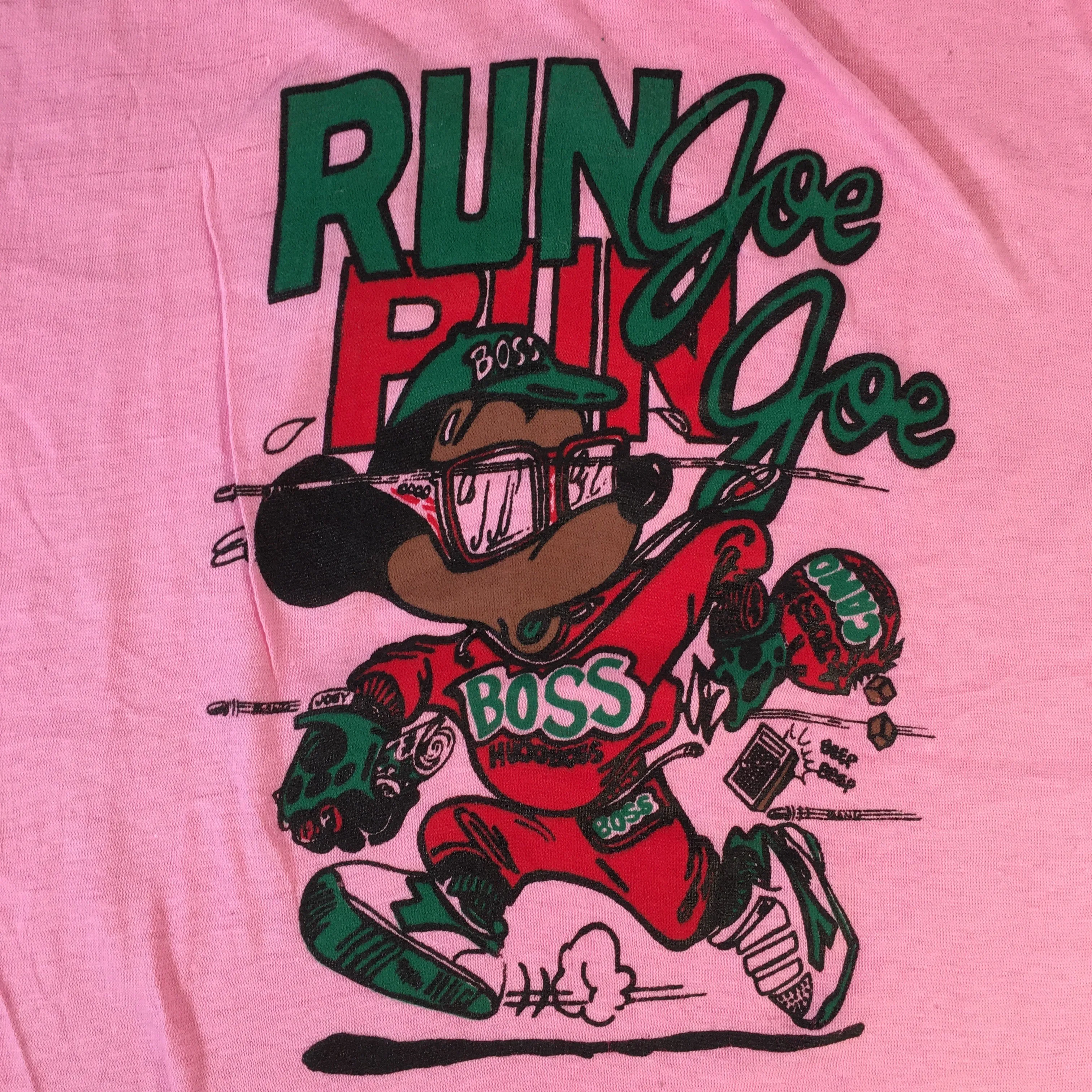 Vintage Mickey Mouse "Run Joe" Bootleg T-Shirt