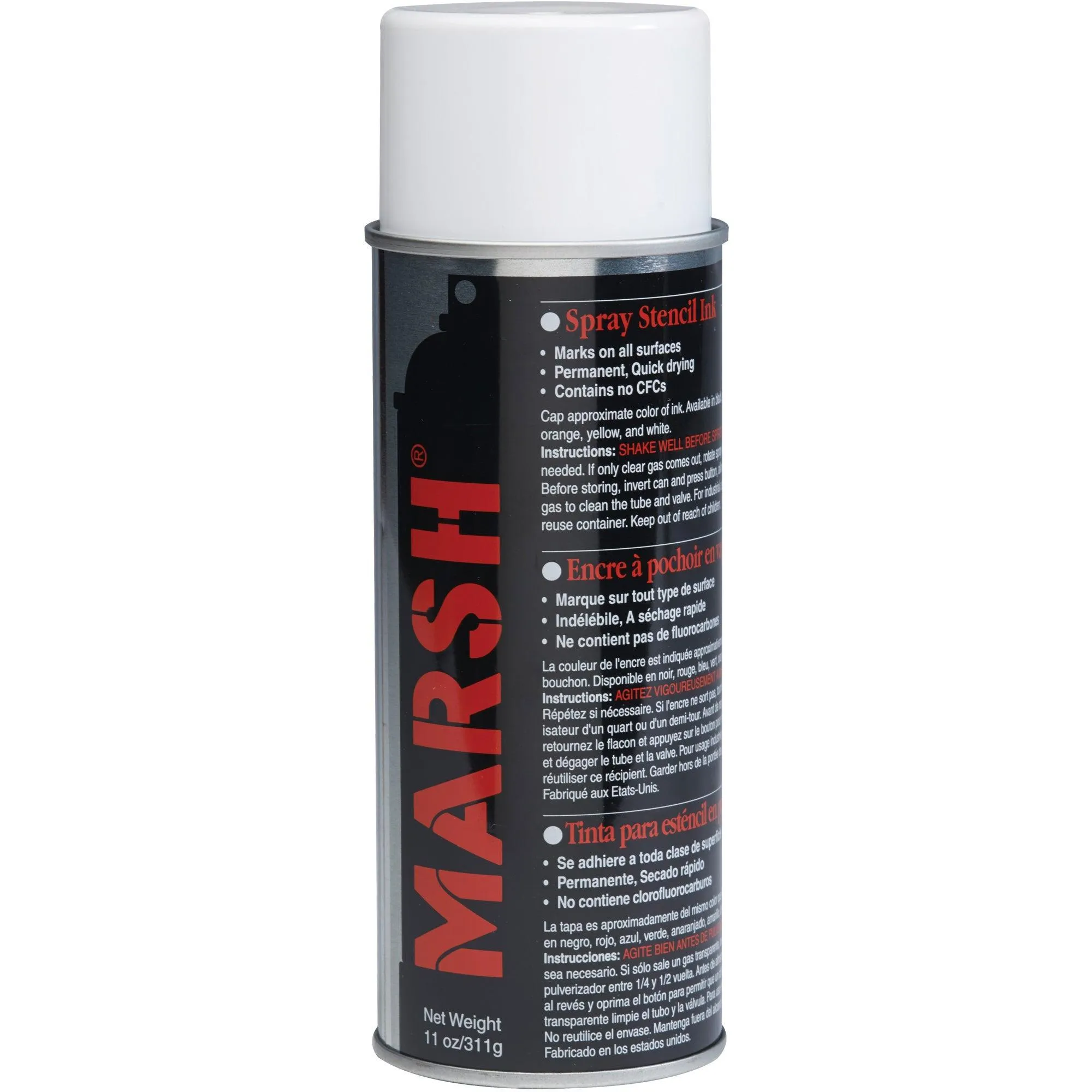 White Spray Stencil Ink